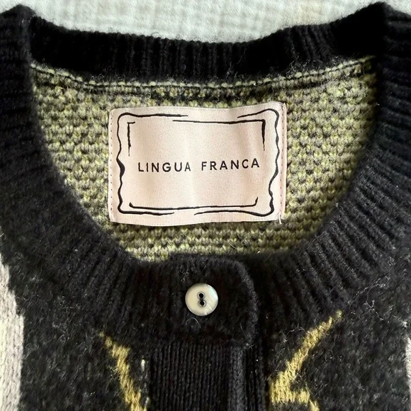 Lingua Franca Oyster Cardigan - Picture 4 of 11